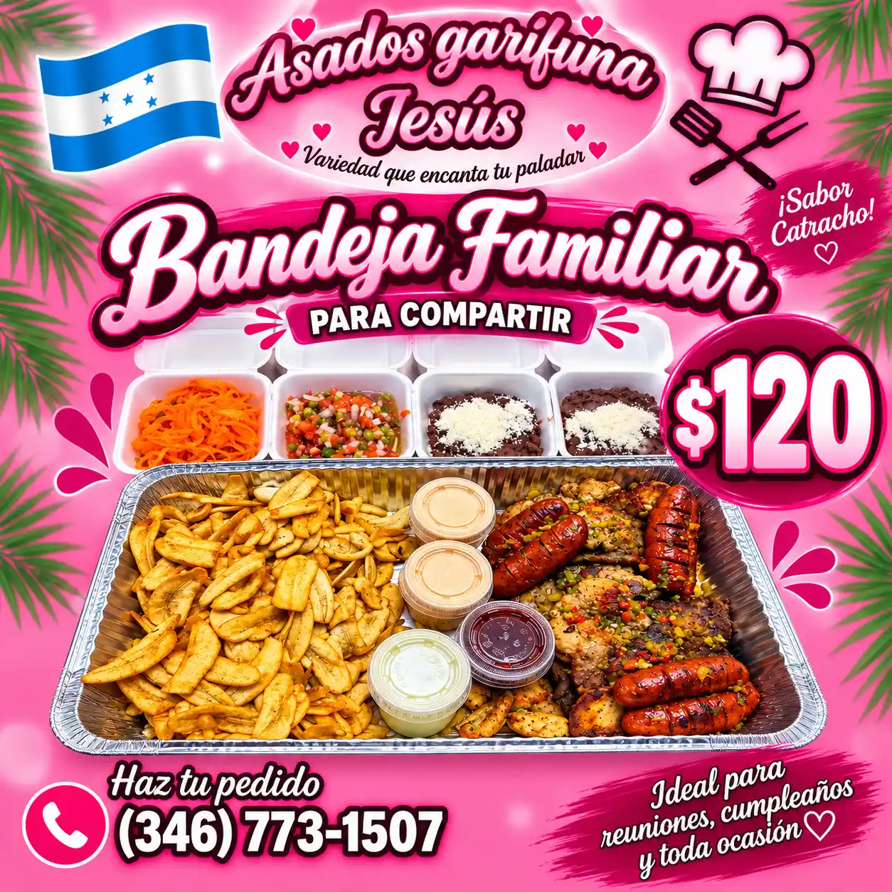 Bandeja familiar para compartir