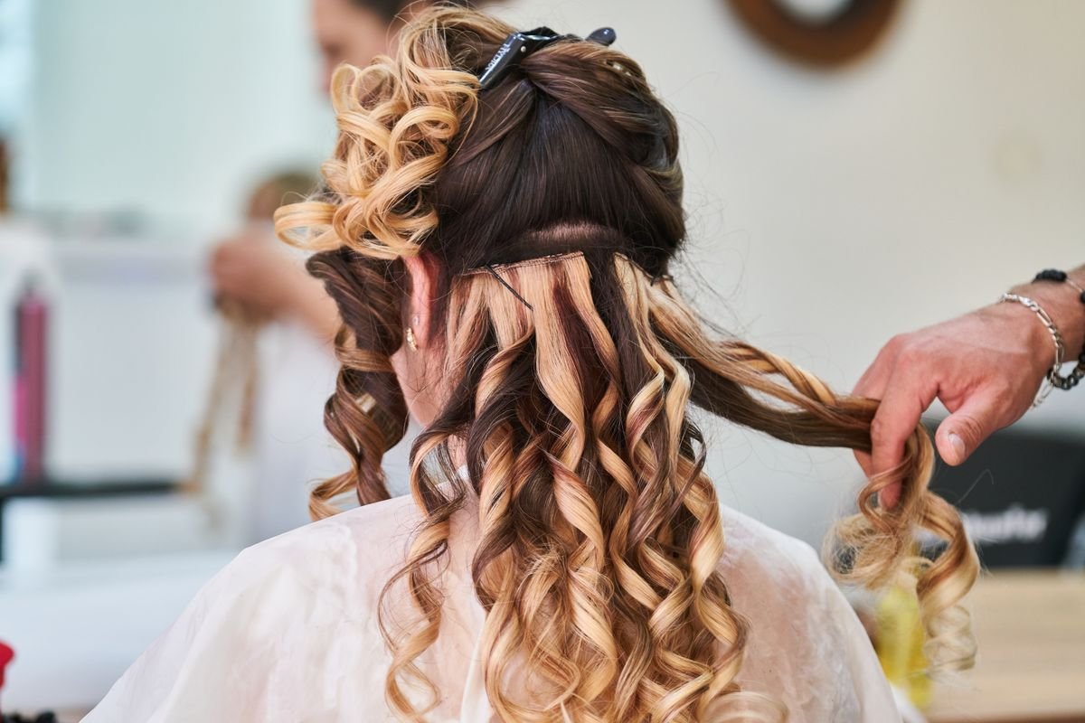 Representative photo of styled, dimensional curls in the salon