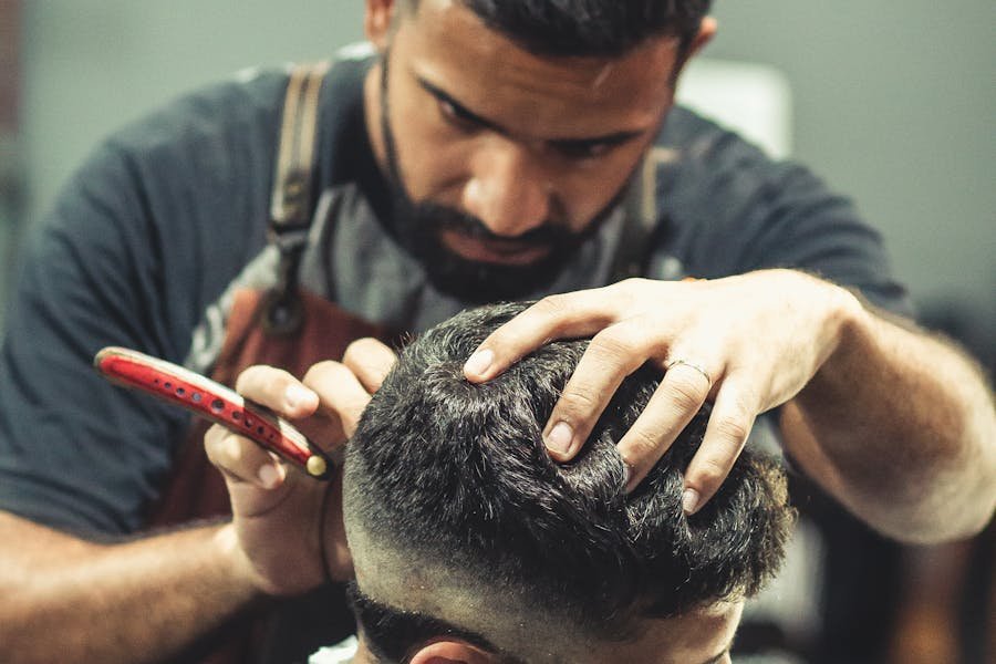 Representative photo of a beard shape-up at the chair