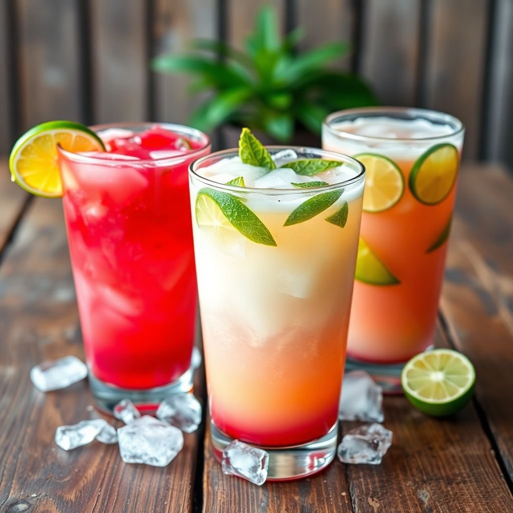 Colorful aguas frescas — jamaica, horchata and limón over ice (representative image)